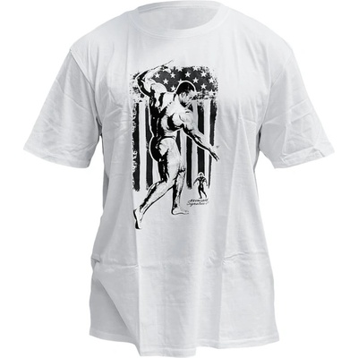 Kevin Levrone T-Shirt | USA Flag - White L