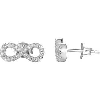 Silenti Jewelry Сребърни обеци "Вечност