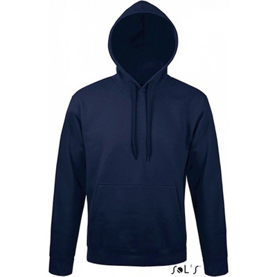 Sol's Přiléhavá unisex klokanka Snake s podšívkou z česaného fleecu modrá námořní