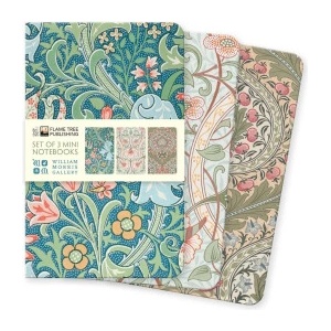 Flame Tree Publishing William Morris Gallery Set of 3 Mini Notebooks | Flame Tree Publishing