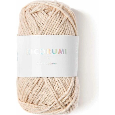 Rico Design Bavlnená háčkovacia priadza Ricorumi dk odtieň 054 ekru - 1 ks
