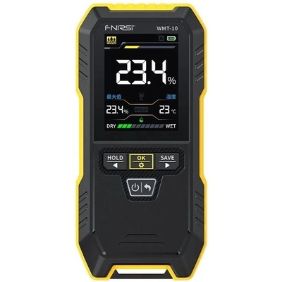 Fnirsi wmt-10 Хигрометър с циферблат за материали и дърво с lcd дисплей (wmt-10)