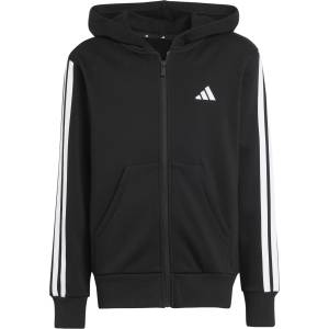Adidas Детски суичър adidas Essentials 3-Stripes Hoodie Kids - Black/White