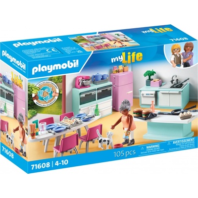 PLAYMOBIL 71608 Kuchyň s jídelním koutem – Zboží Živě