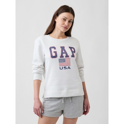 GAP mikina s logom sivá