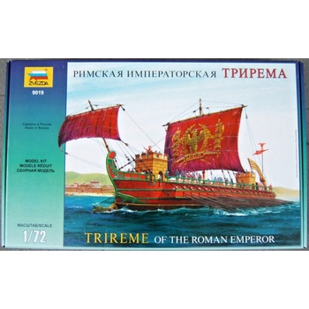 Zvezda Trireme of the Roman Emperor model lodi 1:72