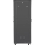 Lanberg rack cabinet 19" free-standing 42U/600x1000 (flat pack) with mesh door lcd black v2 (FF01-6042-23BL) - gtcomputers