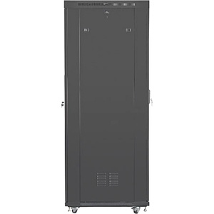 Lanberg rack cabinet 19" free-standing 42U/600x1000 (flat pack) with mesh door lcd black v2 (FF01-6042-23BL) - gtcomputers