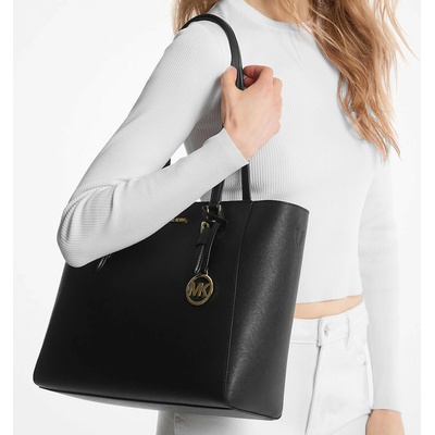 Michael Kors kabelka Charlotte Large Saffiano Leather 3-in-1 Tote Bag Black