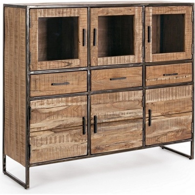 Bizzotto Скрин elmer с 6 врати и 3 чекмеджета (0746314)