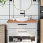vidaXL Плот за баня 100x50x2, 5 см масивно дърво бук (356002)