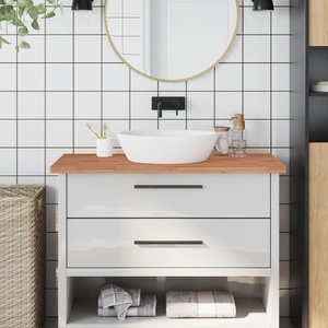 vidaXL Плот за баня 100x50x2, 5 см масивно дърво бук (356002)