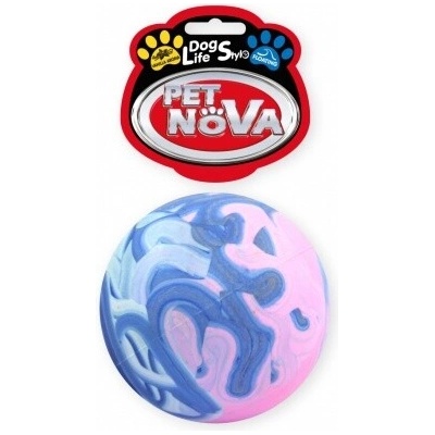 Pet Nova gumová viacfarebná guľa 7 cm
