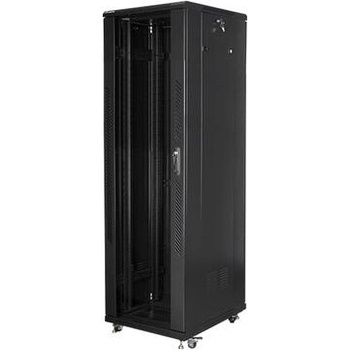 Lanberg rack cabinet 19" free-standing 42U / 600x800 self-assembly flat pack, black (FF01-6842-12B)