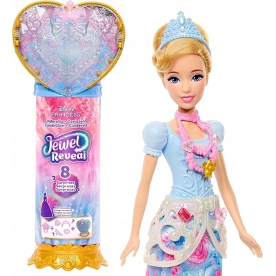 Mattel Disney Princess Jewel Reveal Bábika princezná Popoluška JHL50