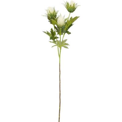 Mica Decorations Umelá vetvička bodliak, modrá, 67 cm