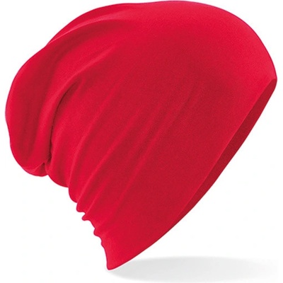 Beechfield Hemsedal Slouch beanie červená