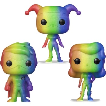 Image 1 of Funko Комплект фигури Funko POP! DC Comics: Batman - Poison Ivy, Harley Quinn, Robin (Rainbow) (075279)