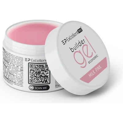 Excellent Pro Uv Led gél na nehty Economic milk pink 50 ml.