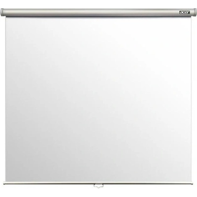 Acer Екран за проектор Acer M87-S01MW, 70" x 70", 1: 1, стенен/таванен монтаж, Matte White, ръчен (JZ. J7400.002) (ACER PROJECT SCREEN M87-S01MW)