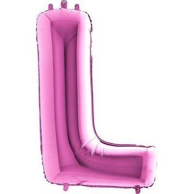 Loptový balónik písmeno L ružové 102 cm Grabo