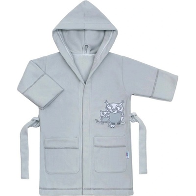 New Baby dětský župan Sovičky bílý – Sleviste.cz