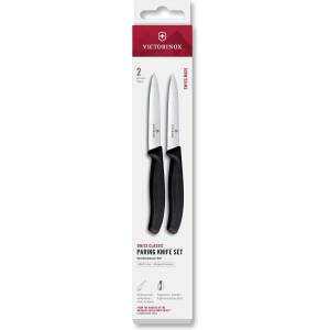Victorinox Комплект ножове SWISS CLASSIC 10 cm, комплект от 2 бр. , черен, пластмаса, Victorinox (VN677932)