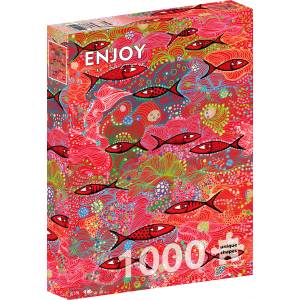Enjoy - Puzzle Deep Red - 1 000 piese