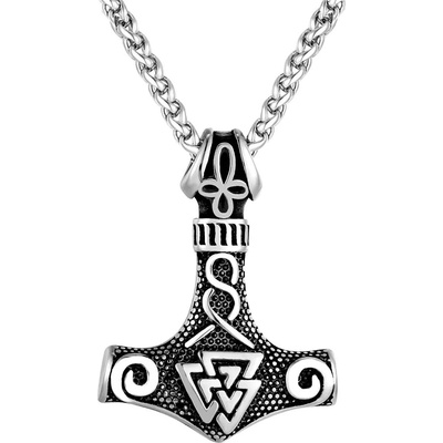 imago Prívesok Viking Thorovo kladivo Valknut FC59183X