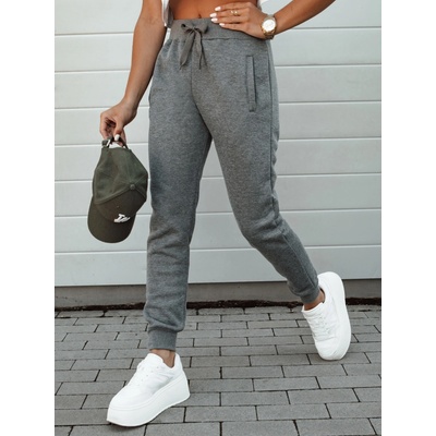 Dstreet Dámské tepláky Fits UY2185 53158 tmavě šedá
