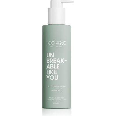 ICONIQUE Professional UNBREAKABLE LIKE YOU Length Strengthening šampón pro posílení délek vlasů 250 ml