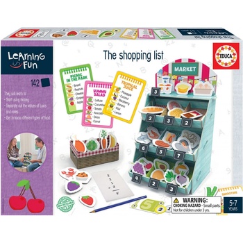 Educa Образователен комплект Educa - Списък за пазаруване, 142 части (EDU18843)