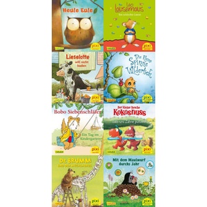 Pixi-8er-Set 297: Pixis liebste Kinderbuch-Helden (8x1 Exemplar) | diverse (ISBN: 9783551038807)