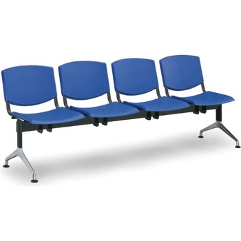 Euroseat plastová lavice do čakární Smile, 4-sedadlo