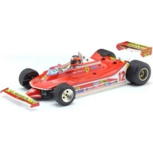 BBurago Модели на автомобили и мотоциклети модел 1/18 312T4 1979 USA GP G. Villeneuve - 1: 18 ( дължина 18 cm (TRS8055-4052)