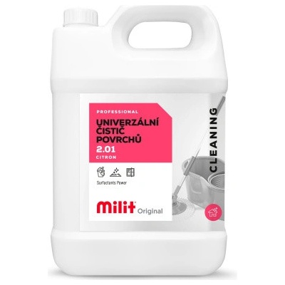 Milit univerzální čistič, citron, 5 l