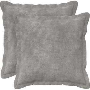 vidaXL Калъфка за възглавница 2 pcs HOUTEN Светлосиво 50 x 50 cm (919186)