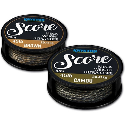 Kryston Olověné Šňůrky Score 10m 25lbs Camou