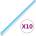 vidaXL Кабелен канал самозалепващ 15x10 мм 10 м PVC (155940)