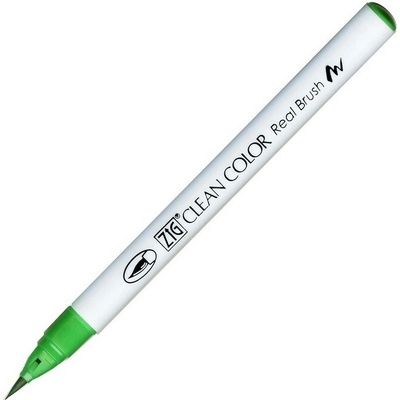 Akvarelová fixa KURETAKE ZIG Clean Color Real Brush, Emerald Green (048)