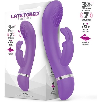 LATETOBED Tinka Tickling Rabbit Vibrator Purple