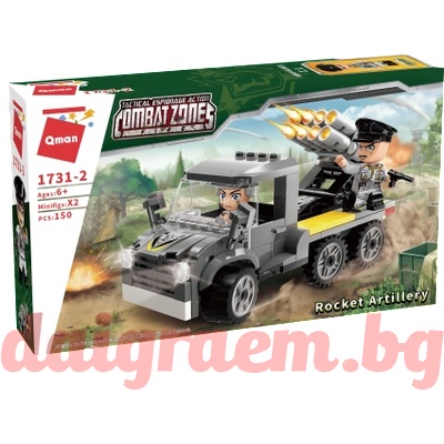Qman Конструктор qman 1731-2 Ракетна артилерия (q1731-2)