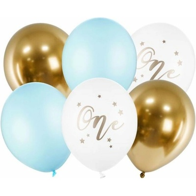 PARTYDECO Sada latexových balónků 1.narozeniny kluk 30cm