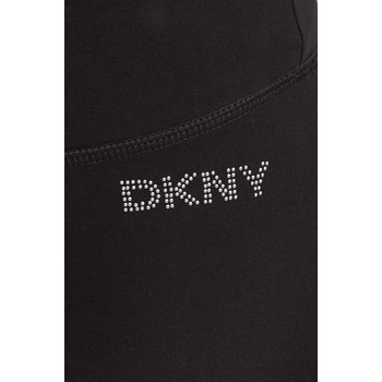 DKNY Къс панталон Dkny в черно с апликация с висока талия DP4S5218 (DP4S5218)