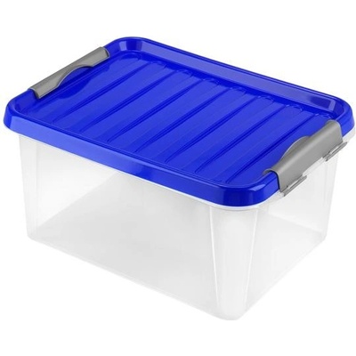 Heidrun Plastový úložný box s vekom Clip box 14l