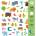 Djeco - Стикери Animals 160 бр. ST1 DJ08841G