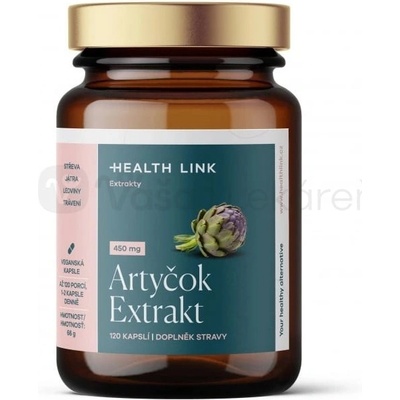 Health Link Artičok extrakt 450 mg 120 kapsúl