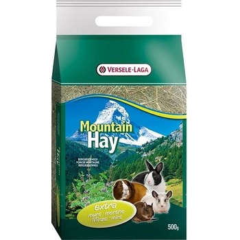 Versele Laga Mountain Hay Seno pre hlodavce s lístkami mäty 0,5 kg