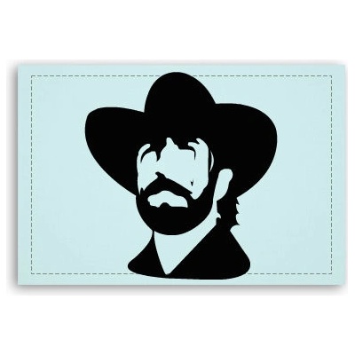Fotoobraz 90x60 cm střední Chuck Norris