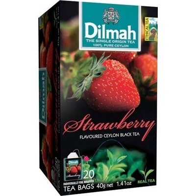 Dilmah Gourmet Strawberry čaj černý jahoda 20 x 2 g